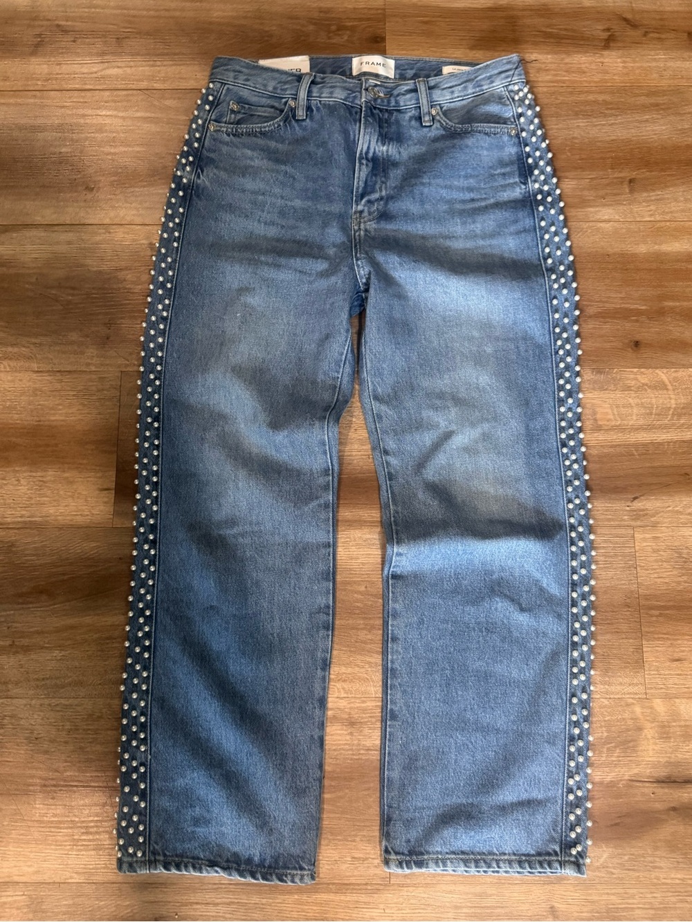 FRAME Women's Pearl Atelier Le Jane Crop Jeans